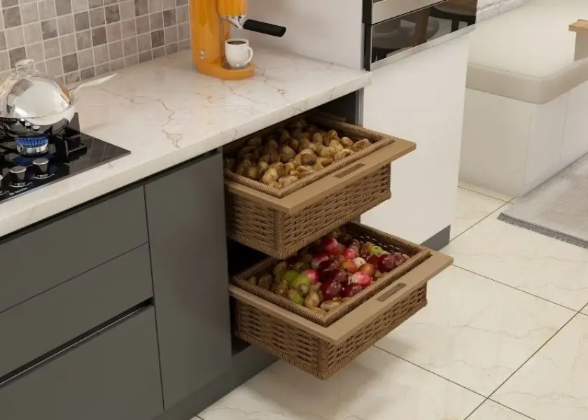 Laci Tarik untuk Dapur Kecil tapi Rapi